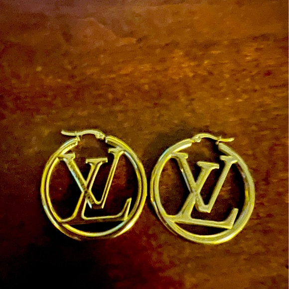Louis Vuitton hoop earrings - Picture 1 of 3